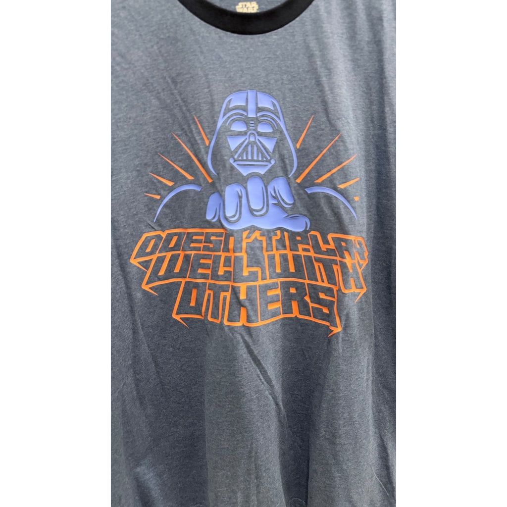 NEW Star Wars Darth Vader "Doesn't Play Well With Others" Shirt Adult Large