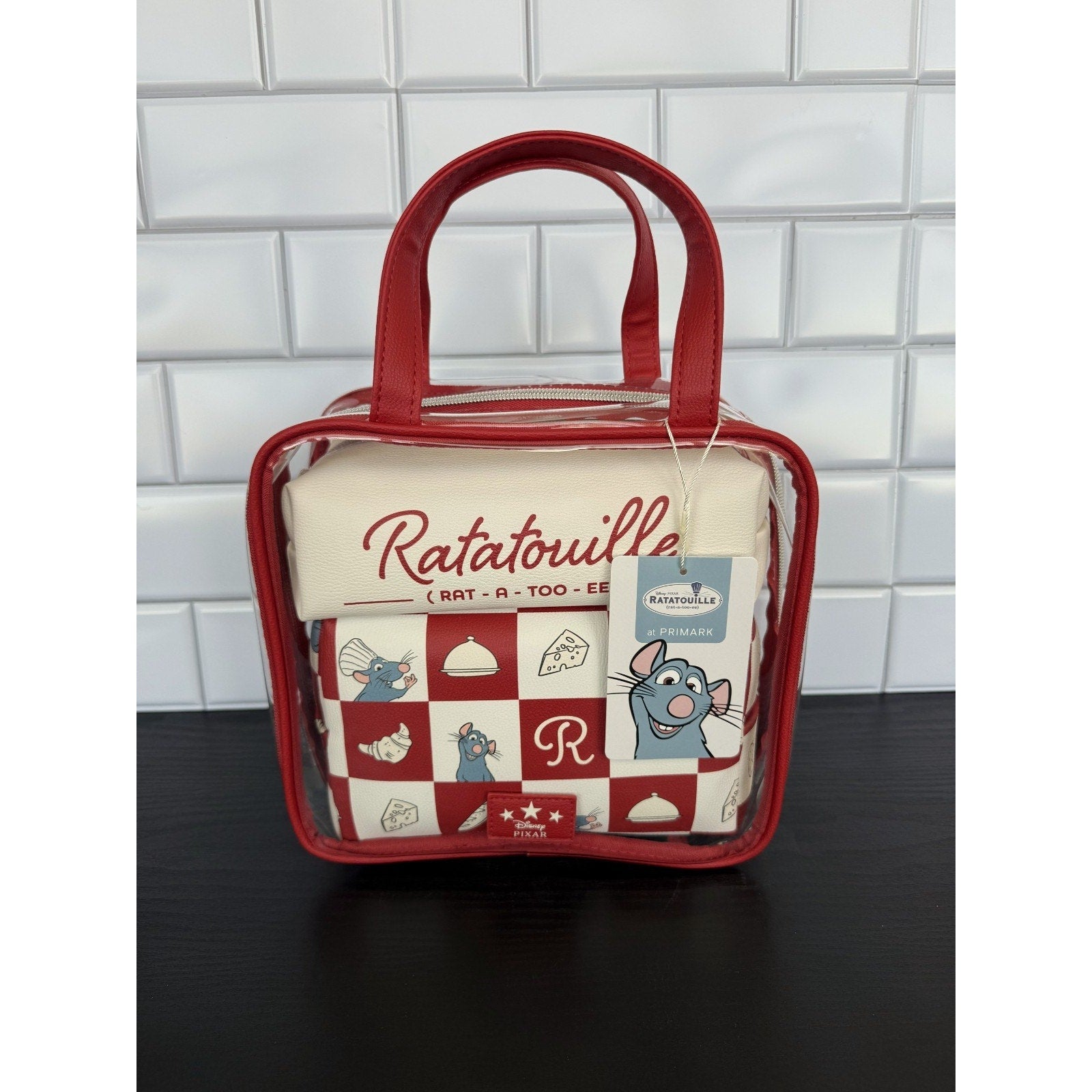 Primark x Disney Pixar Ratatouille 3-Piece Wash Bag Set – NWT