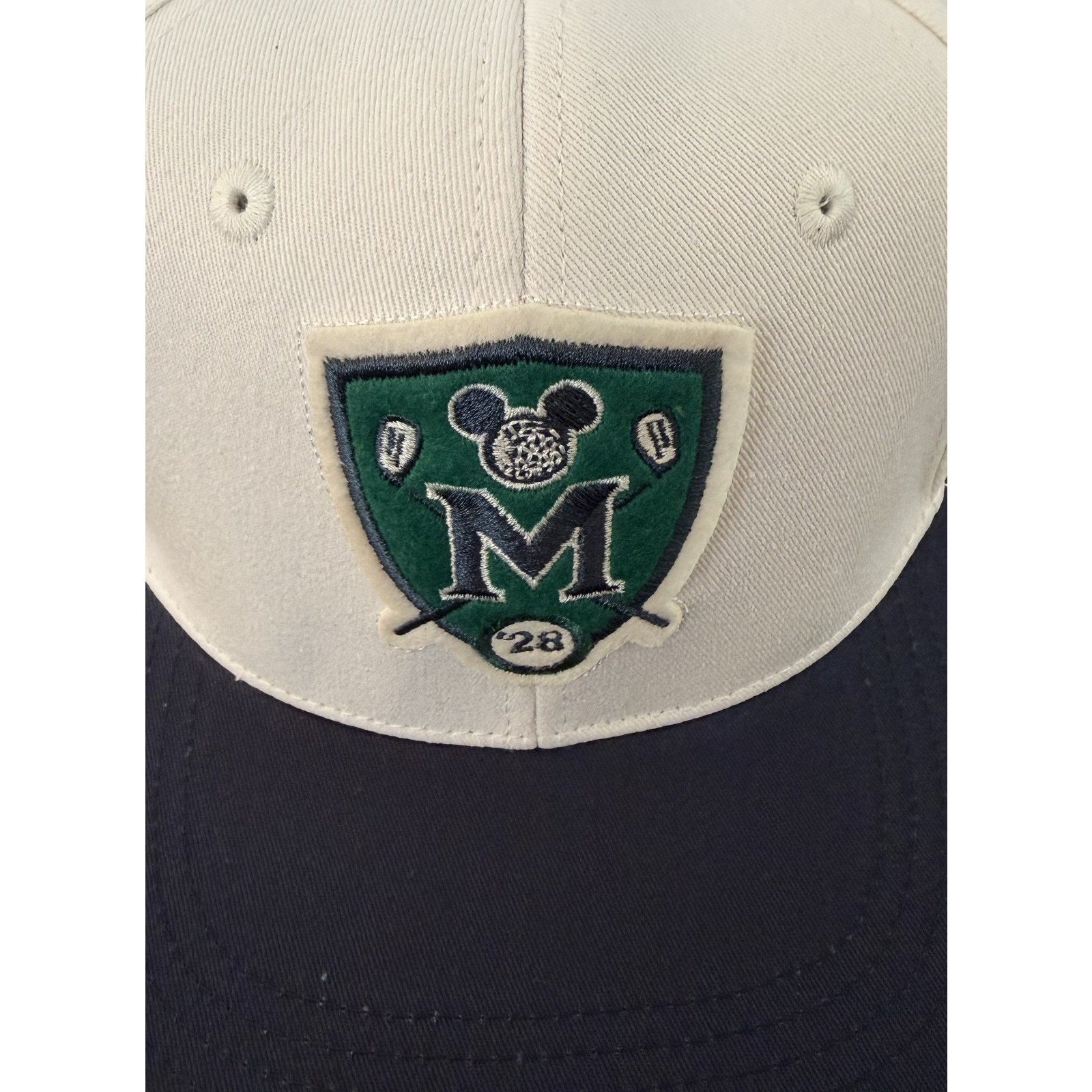 Disney Parks Mickey Mouse Golf Patch Baseball Cap Hat NEW