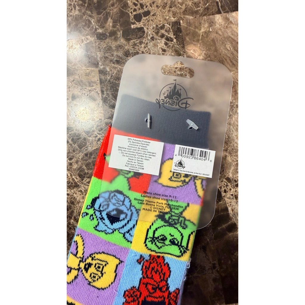 Disney Parks Inside Out Character Adult Socks One Size NWT