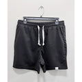 Men’s Black Athletic Knit Drawstring Shorts Large Preowned