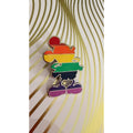 Disney Parks Authentic 2023 Pride Mickey Mouse Rainbow Silhouette Pin