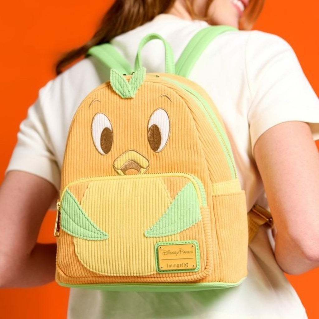 Disney Parks Loungefly Orange Bird Corduroy Backpack NEW