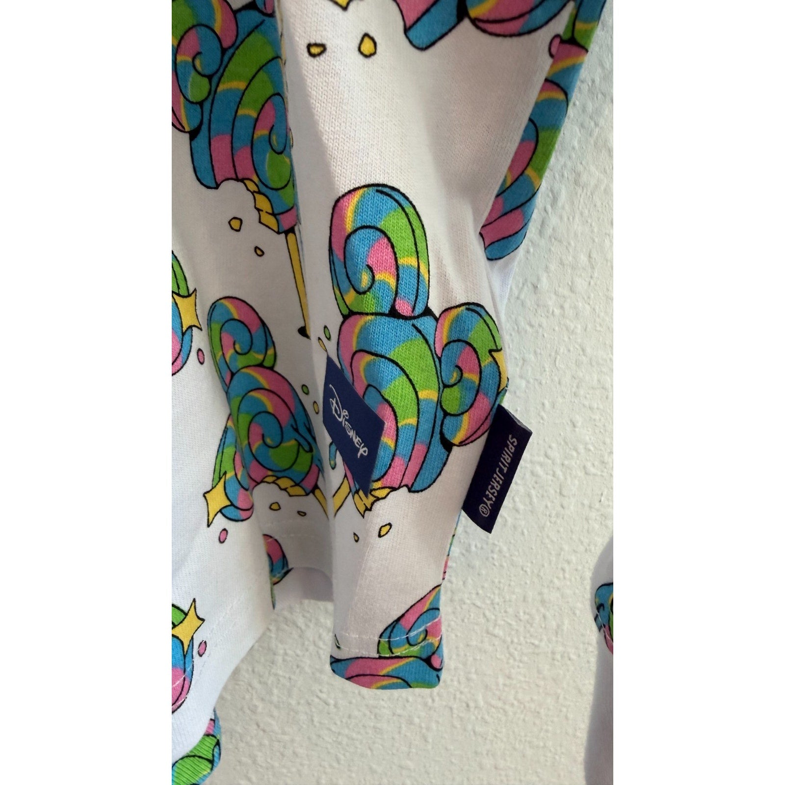 NWT Disney World x Spirit Jersey Disney Eats Lollipop Adult Large