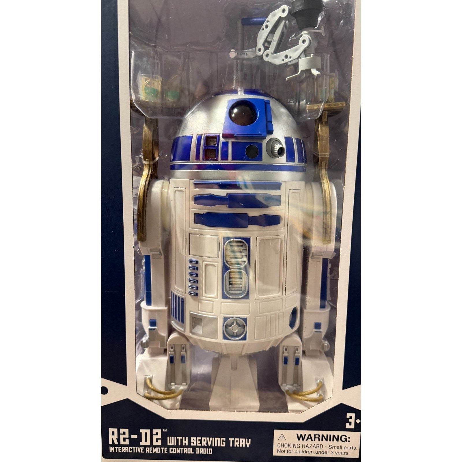 Disney Star Wars Galaxy's Edge R2-D2 RC Interactive Droid with Serving Tray NIB