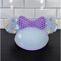 Disney Parks Minnie Mouse Purple Foam Beaded Ear Hat | 2023 Collection (NWT)
