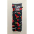 Ed Hardy 3 Piece Full / Queen Quilt Set Red Roses Polka Dot Black NWT