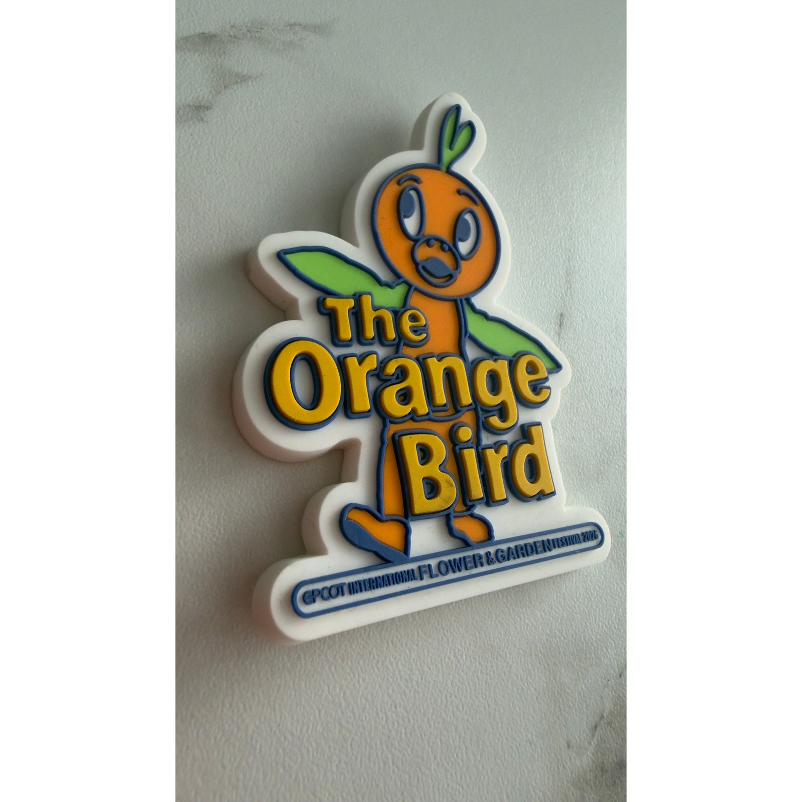 Disney Parks EPCOT Flower & Garden Festival 2026 Orange Bird Molded Magnet NEW