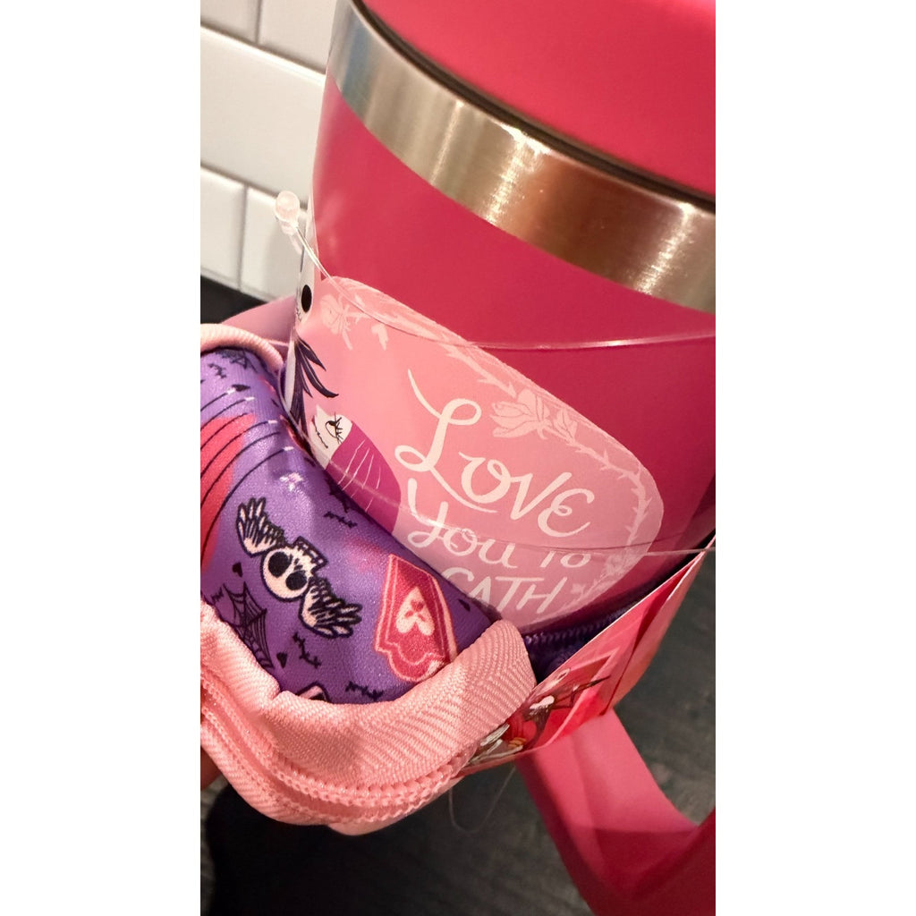 2026 Valentine's Day JACK SKELLINGTON & SALLY 40oz Tumbler Hydration Bundle Boot