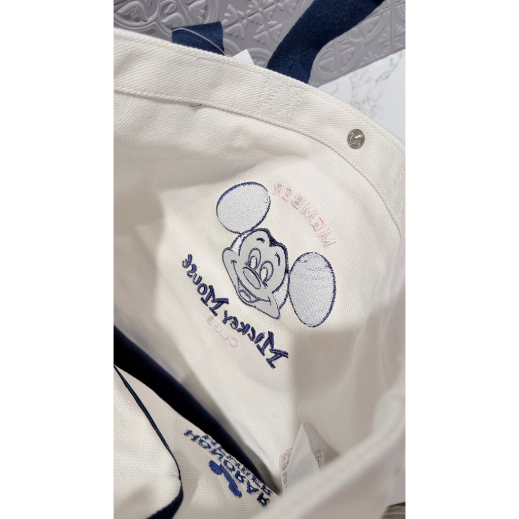 Disney The Mickey Mouse Club 70th Anniversary Canvas Tote Bag NEW
