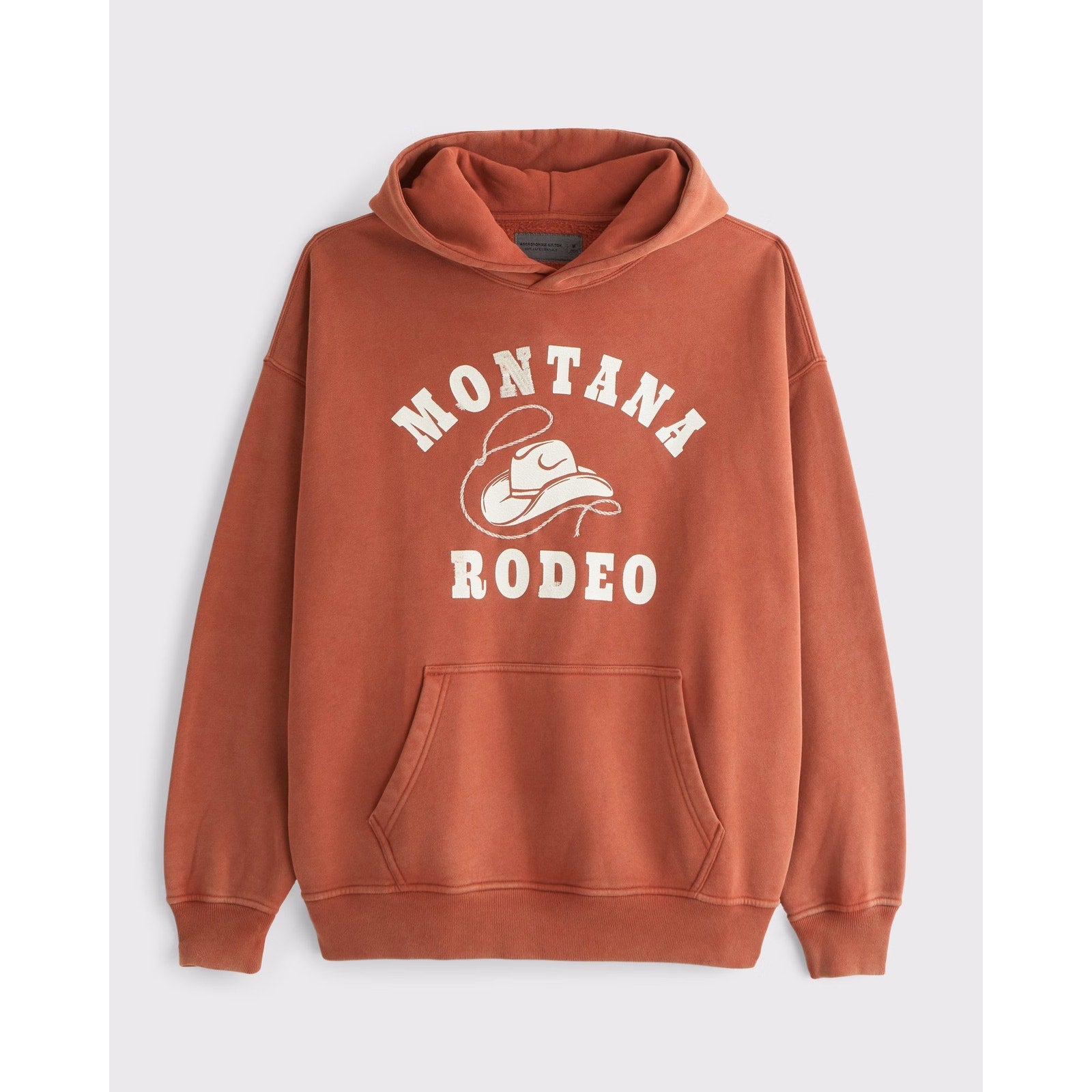 Abercrombie & Fitch Montana Rodeo Graphic Popover Hoodie – Men's Large NWT
