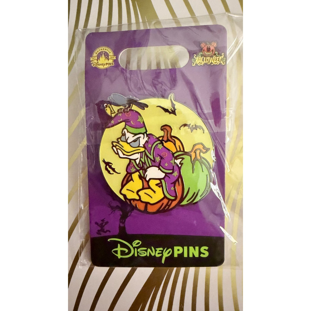 Disney Parks 2024 Halloween SORCERER DONALD DUCK Happy Halloween Pin NEW OE