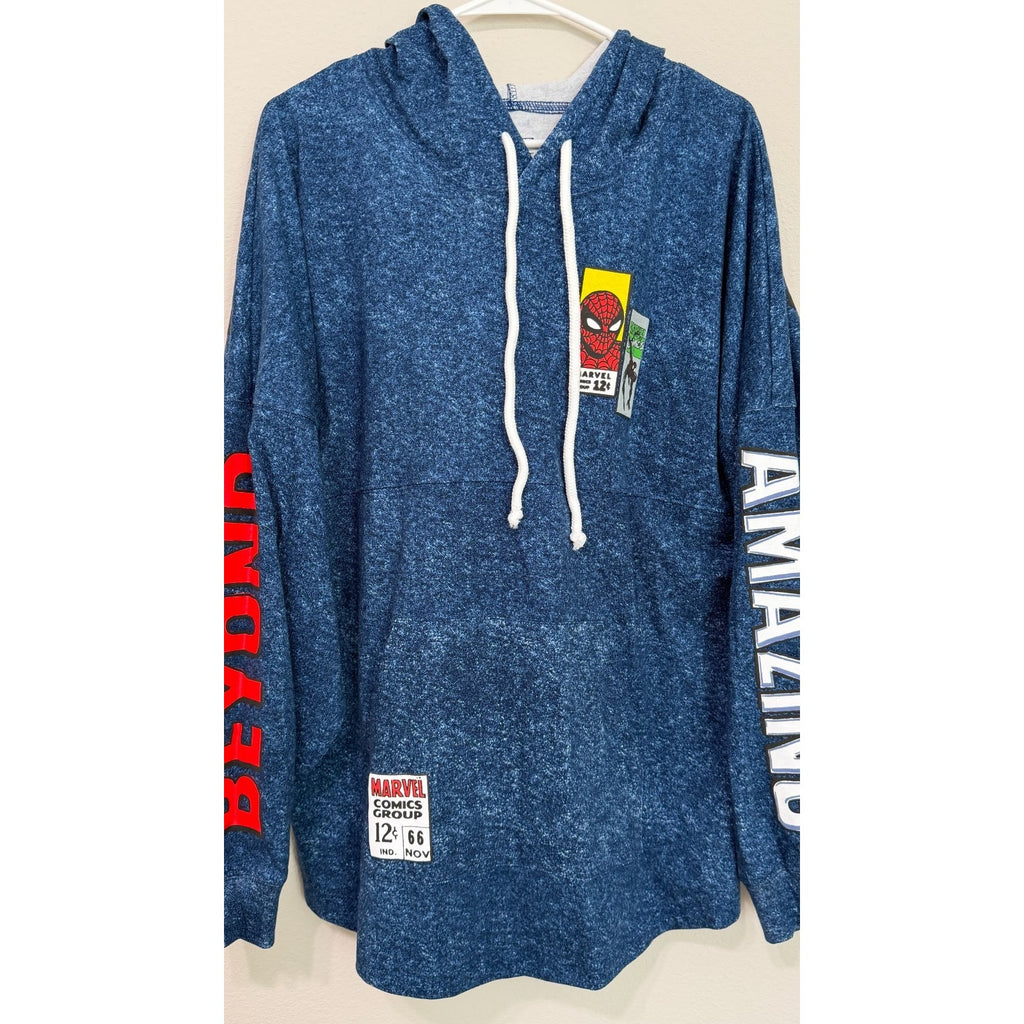 Marvel x Spirit Jersey Spider-Man "Beyond Amazing" Hoodie Large NWT