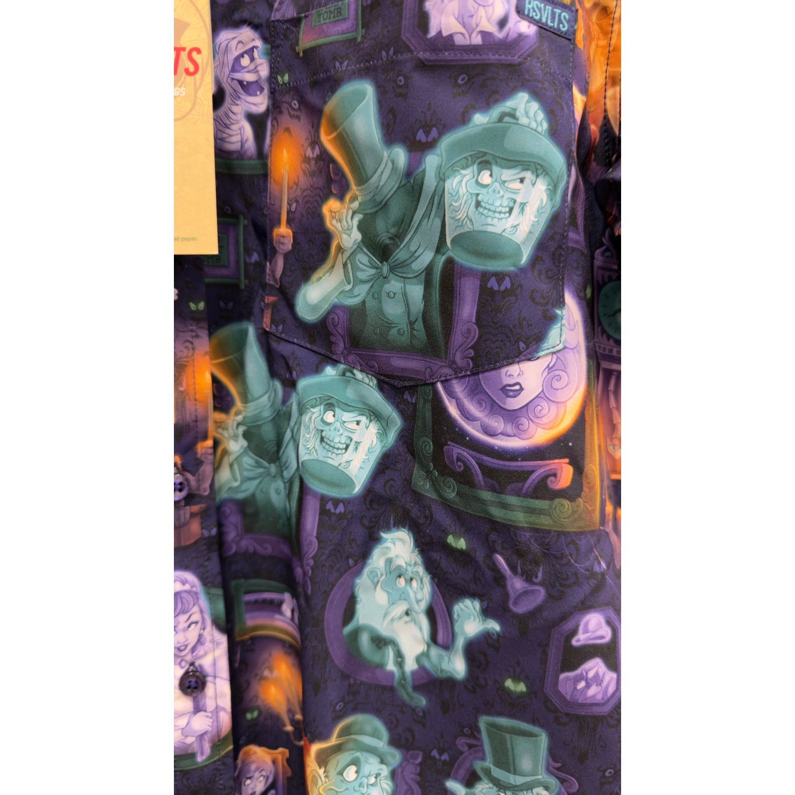 Disney Parks x RSVLTS Haunted Mansion Ghosts & Graves Shirt Medium NWT