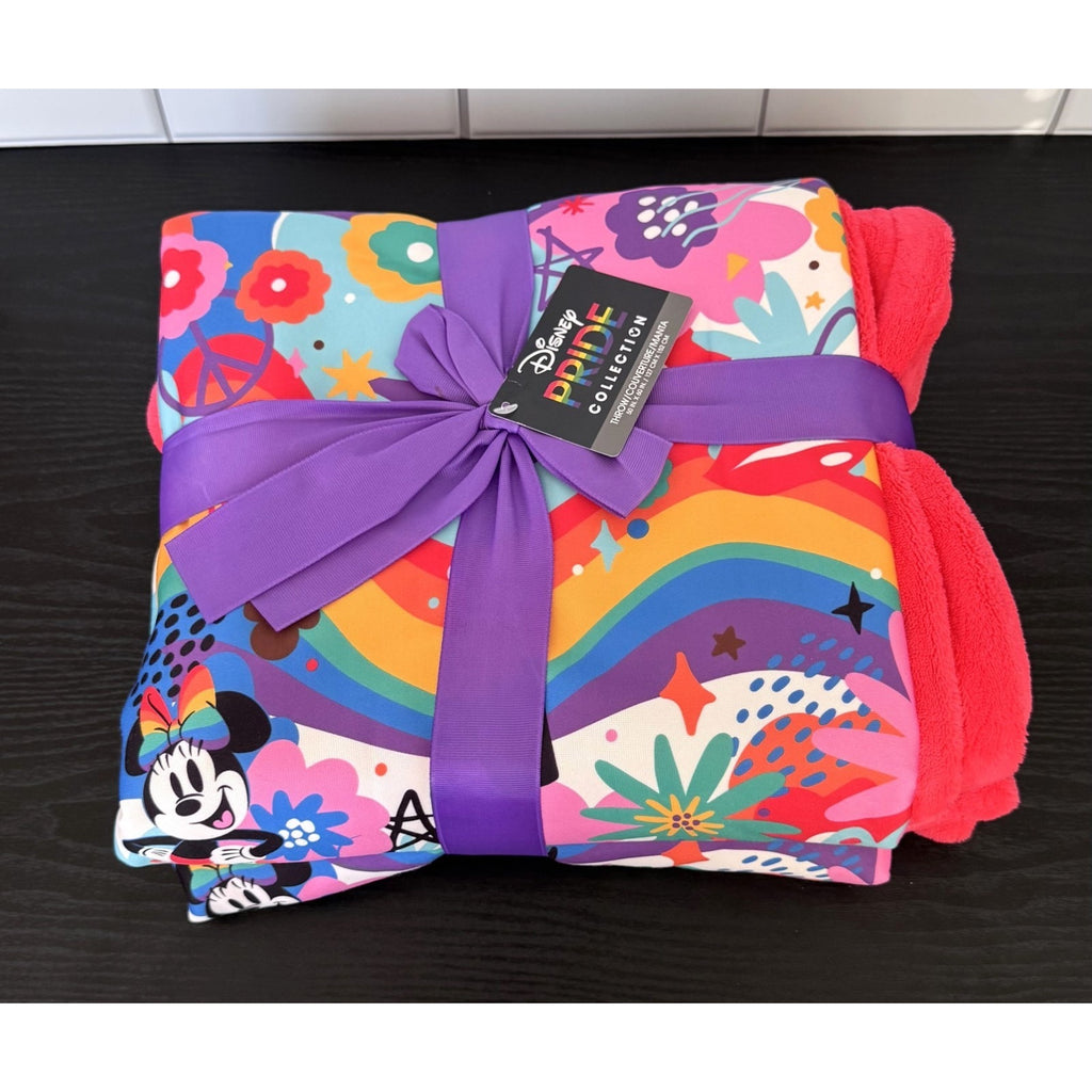 Disney Pride Collection 2023 Plush Throw Blanket 50x60 NWT