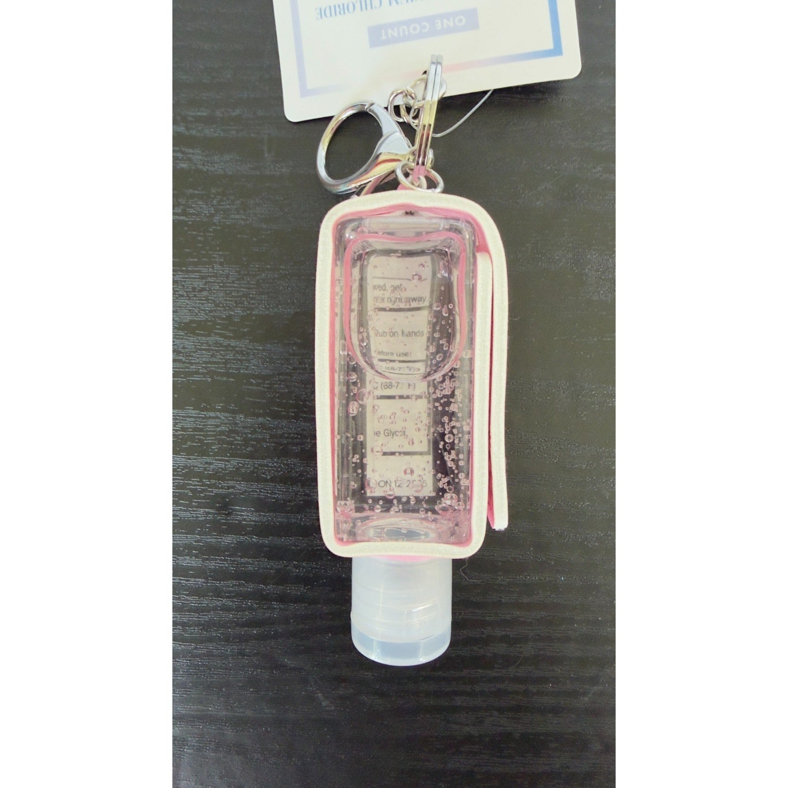 NWT Bullseye's Playground™ Santizer Key Chain Pink