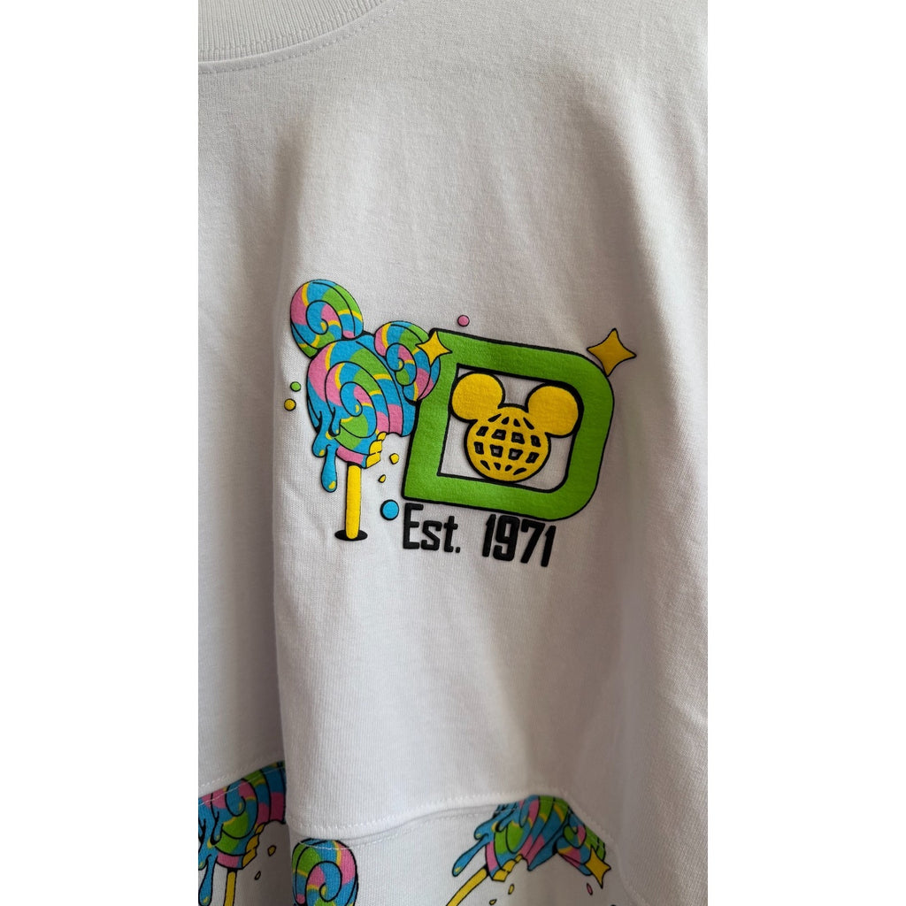 NWT Disney World x Spirit Jersey Disney Eats Lollipop Adult Large