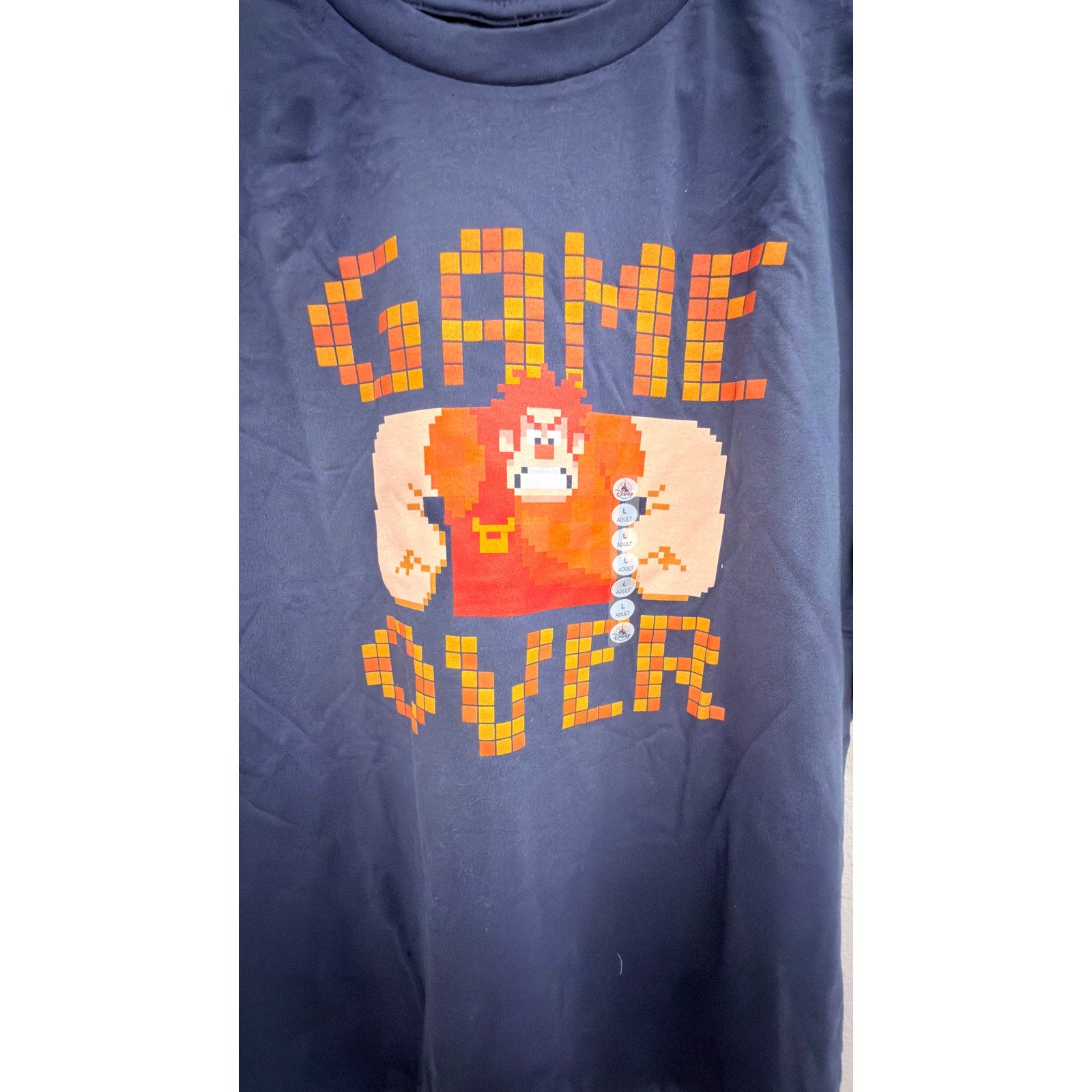 NWT Disney Parks Wreck-It Ralph "Game Over" T-Shirt - Large