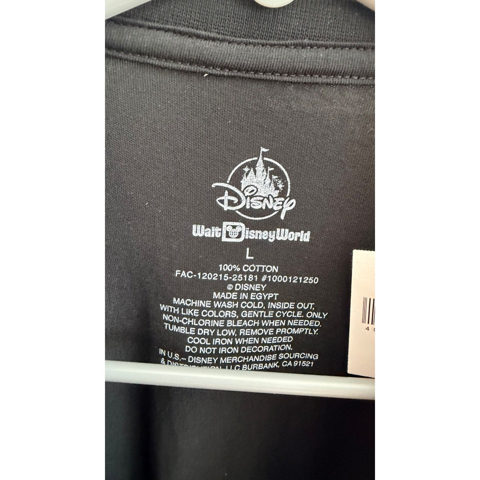Disney Parks Villains Character Letters Tee - Brand New - Adult Size Large