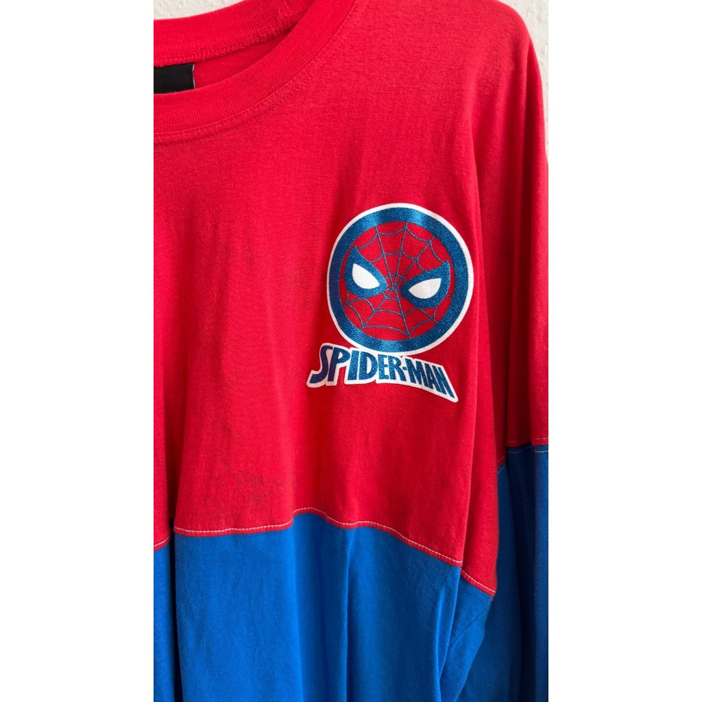 Universal Studios Spiderman "Amazing" Long Sleeve Jersey - Adult Size L NWT