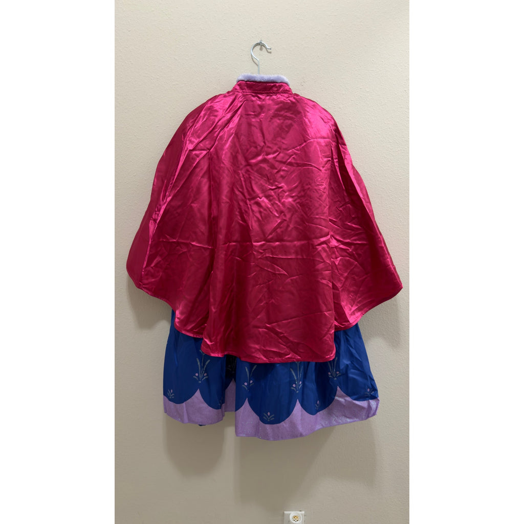 Disney Parks Princess Anna Frozen Costume Dress and Cape NWT Size 7/8