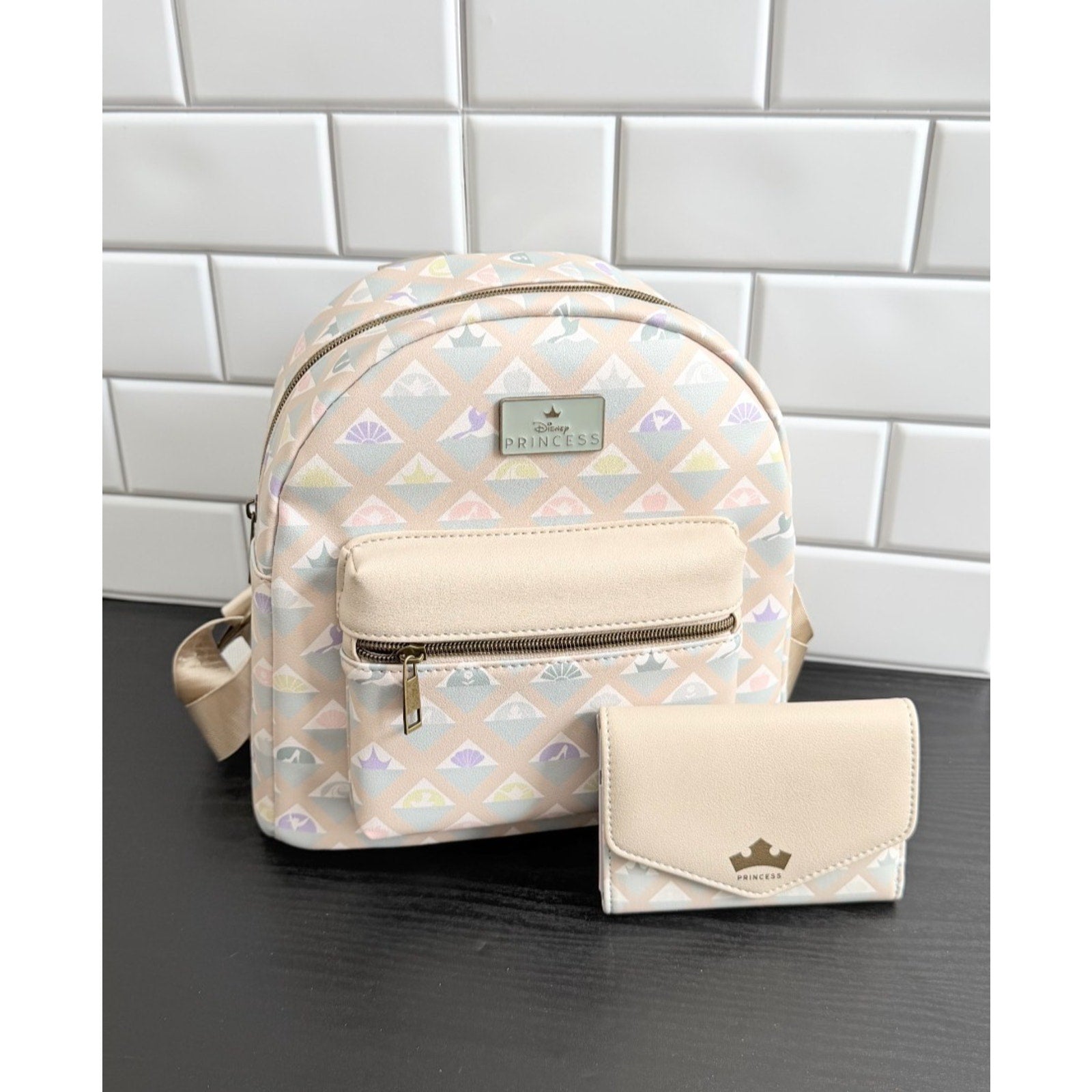 Bioworld Disney Princesses Mini Backpack and Wallet Matching Set NWT