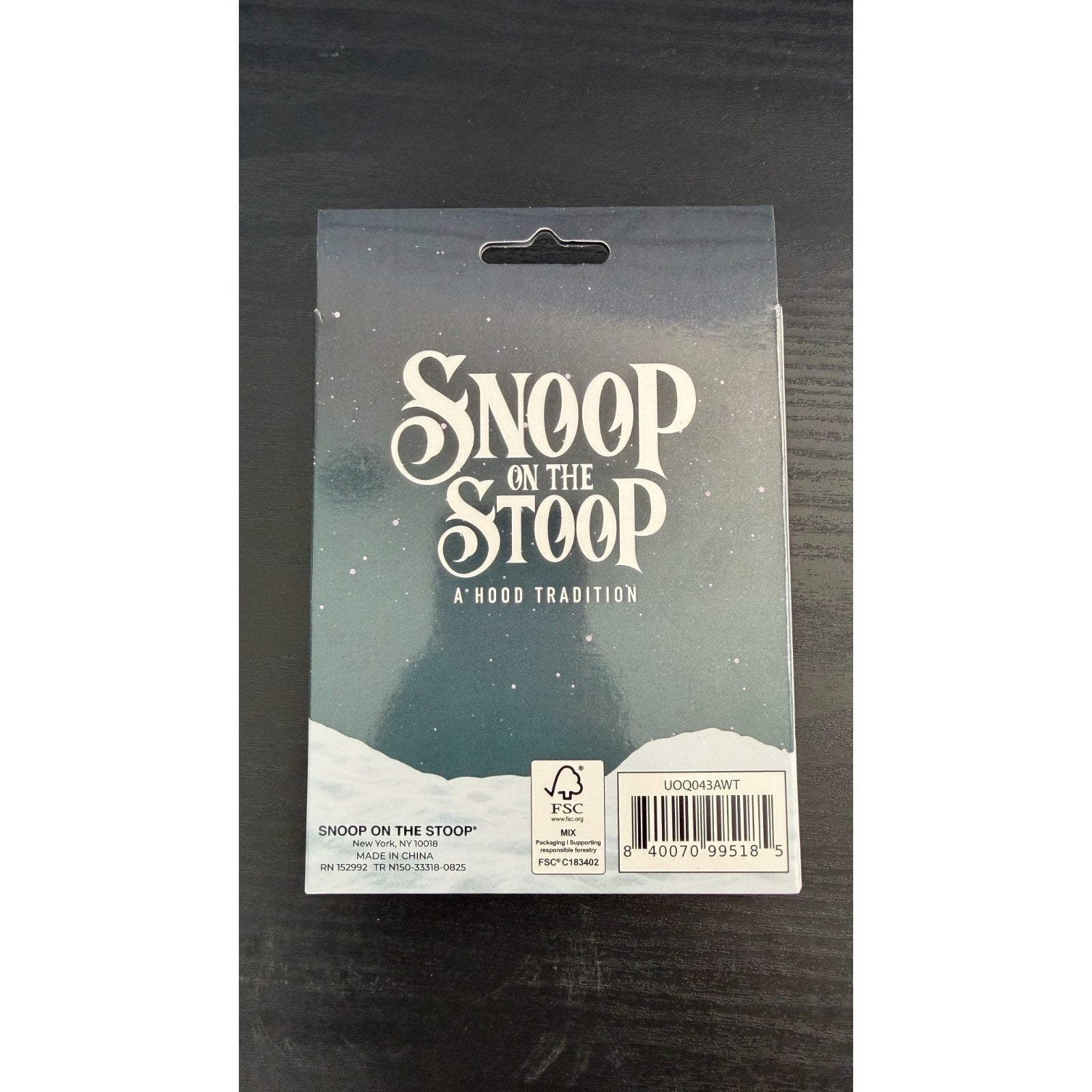 NEW Snoop Dogg "Snoop on The Stoop" Car Sled Christmas Ornament