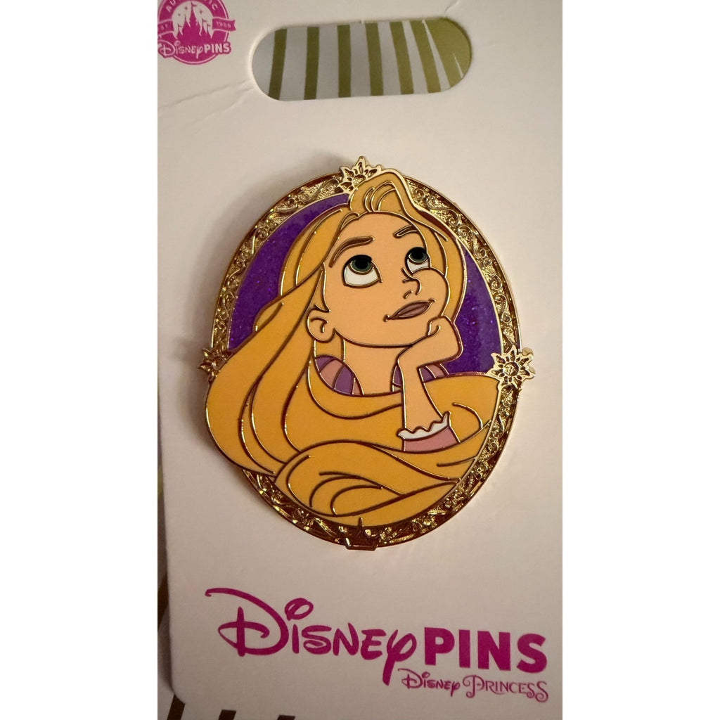Disney Parks 2022 Tangled RAPUNZEL Princess Portrait Cameo Frame Pin #151