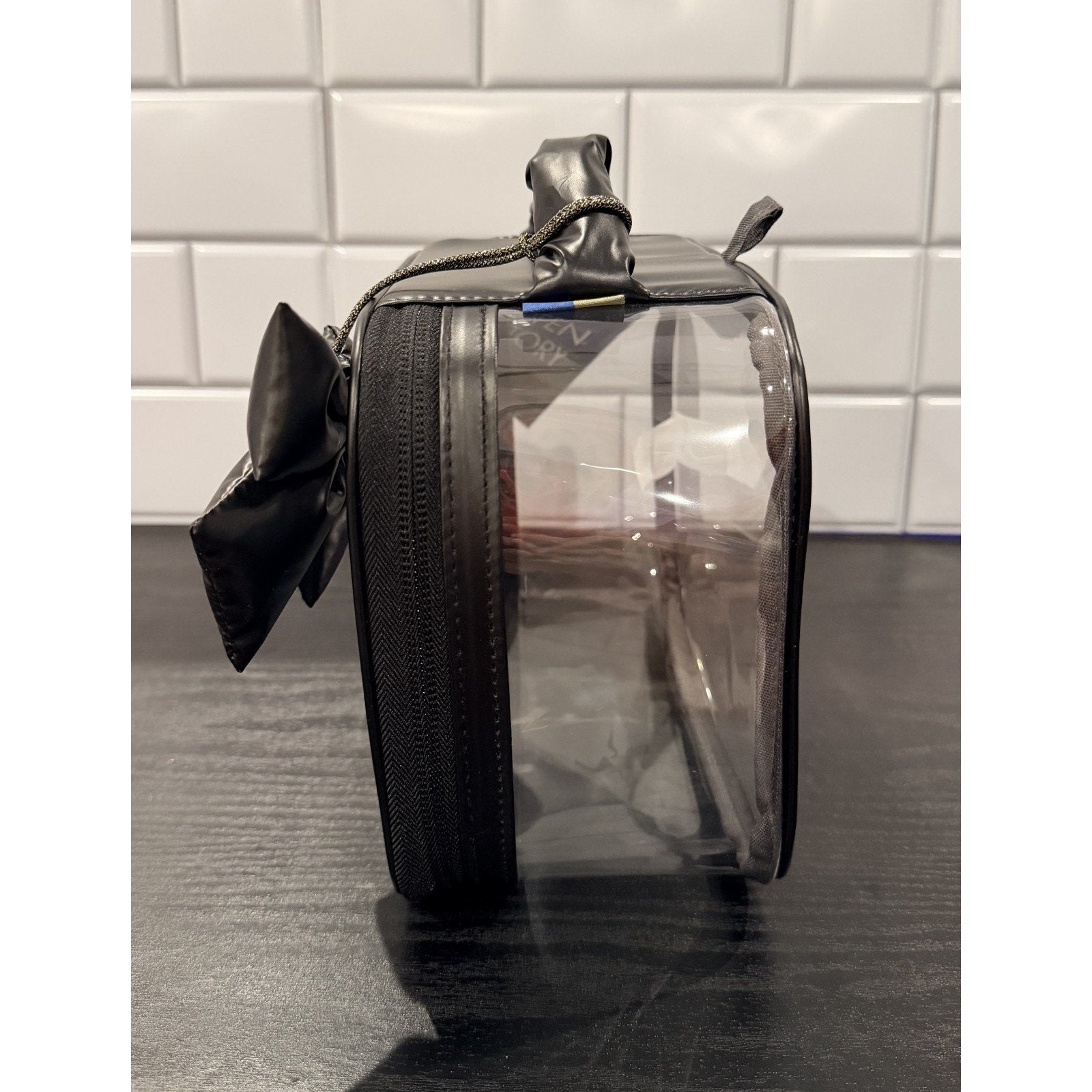 NEW Open Story™ Black & Clear Toiletry Kit and Bag
