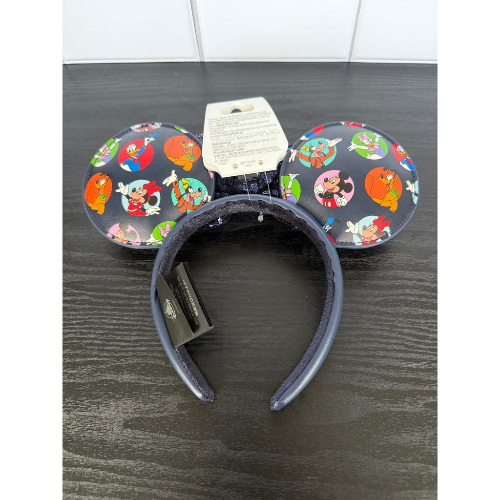 Disney Parks Mickey Mouse and Friends Dots Ear Headband Adults NWT