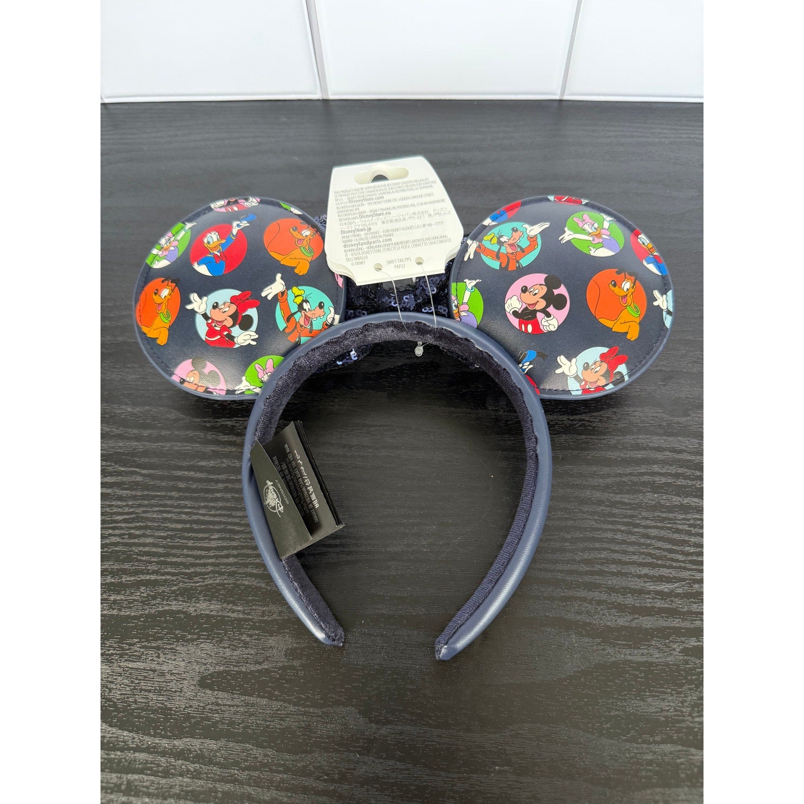 Disney Parks Mickey Mouse and Friends Dots Ear Headband Adults NWT