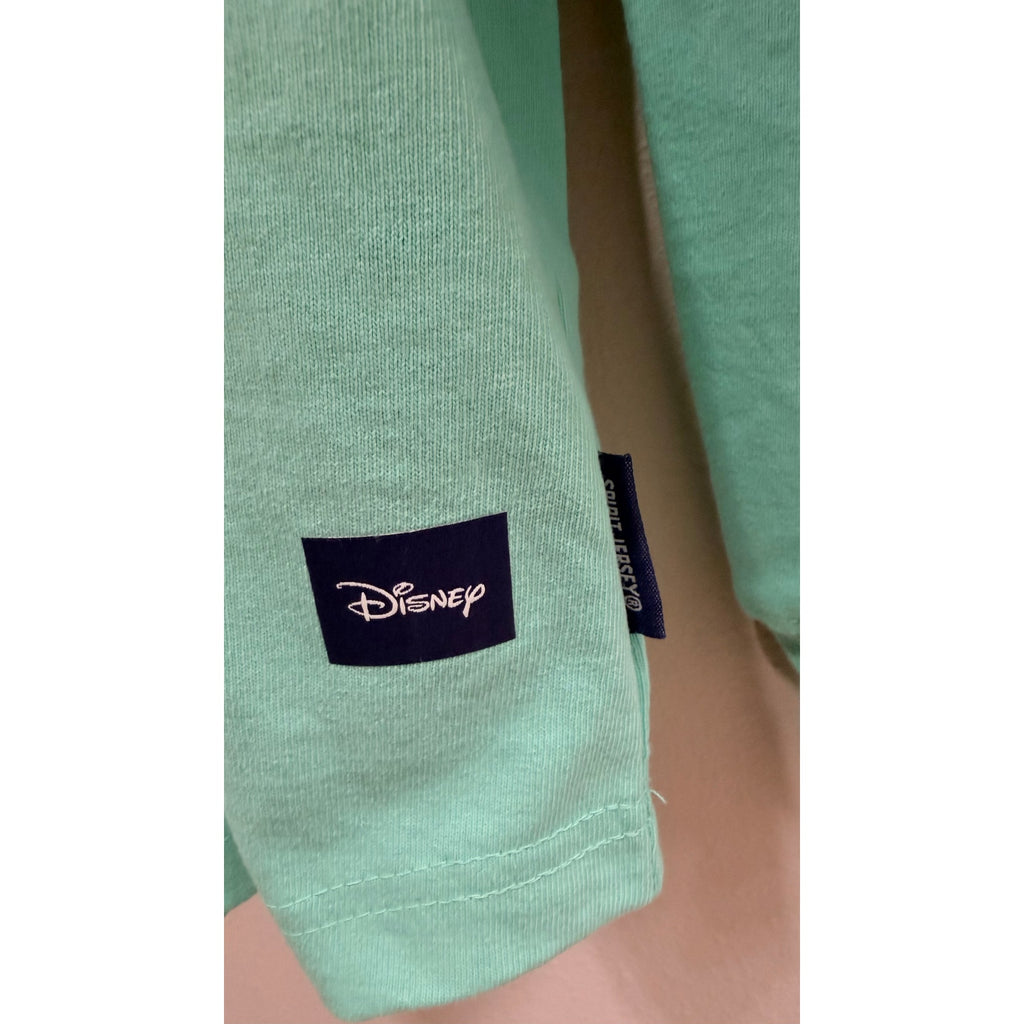 Walt Disney World Spirit Jersey Large Mint Green Pistachio Purple Glitter NWT