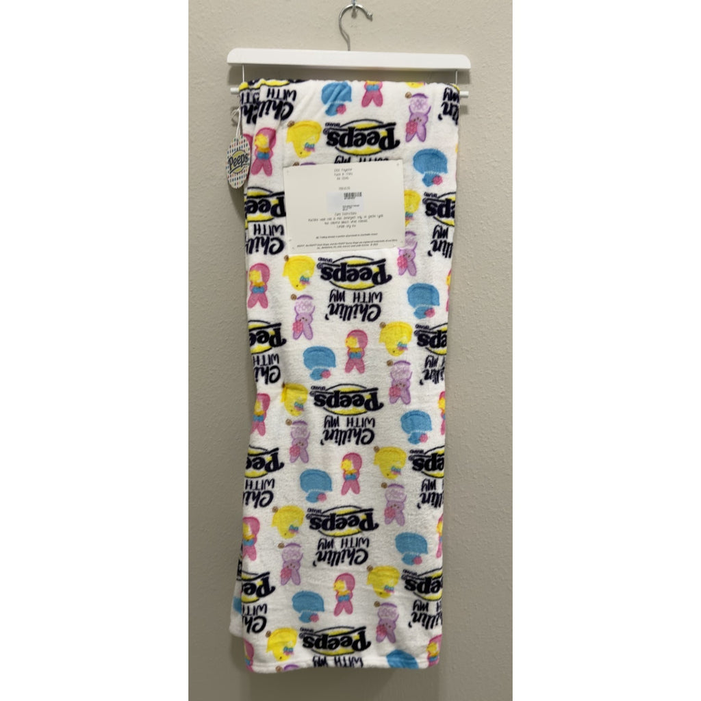 Peeps Oversized Plush Throw 50" x 70" - Peeps and Chicks - NEW
