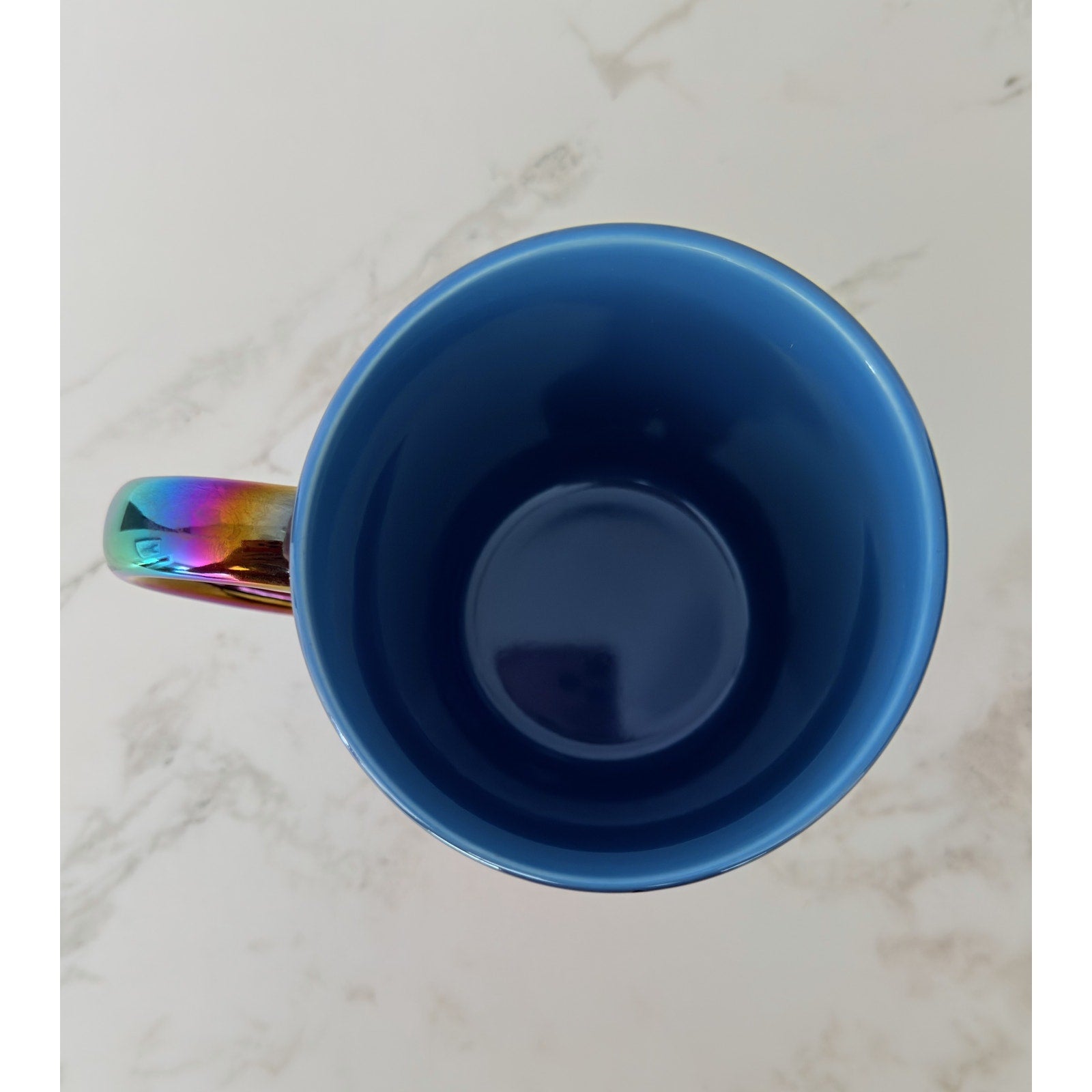 Disney Nightmare Before Christmas Iridescent Rainbow Ceramic Coffee Mug 24oz NWT