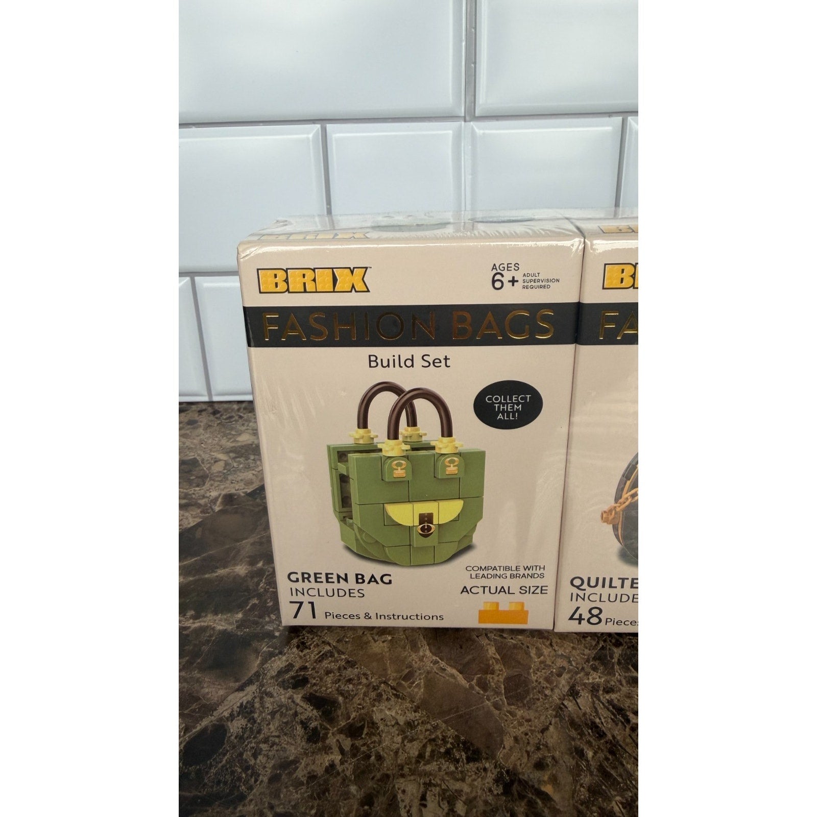 NIB Brix™ Fashion Bags Building Set - Collectible Mini Purses