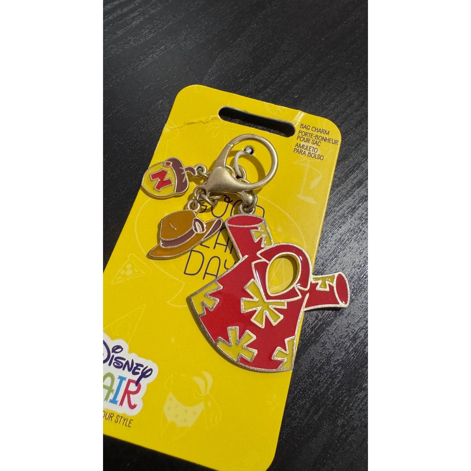 Disney Flair The Recuse Rangers Chip & Dale Acorn Hat Bag Charm/Keychain NWT