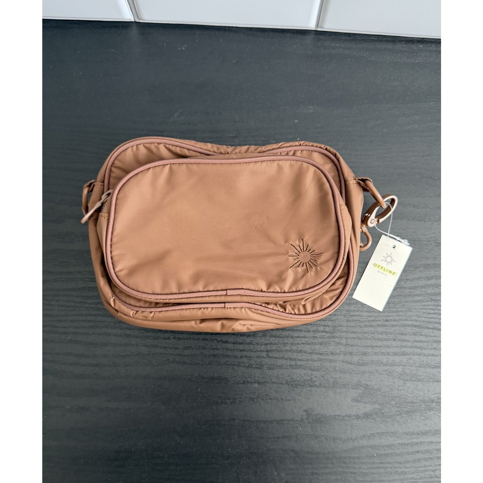 OFFLINE By Aerie Makin' Moves Crossbody Bag in Deep Earth (NWT)