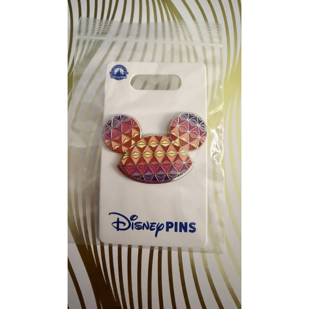 Disney Parks 2024 Epcot Spaceship Earth Mickey Mouse Ears Hat Pin NEW