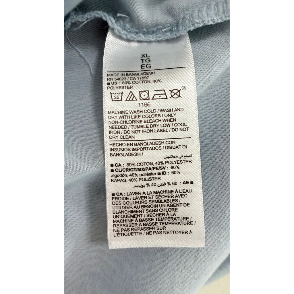 Old Navy Men's Soft-Washed Crew-Neck Tee – Anchor Print – Large – Preowned