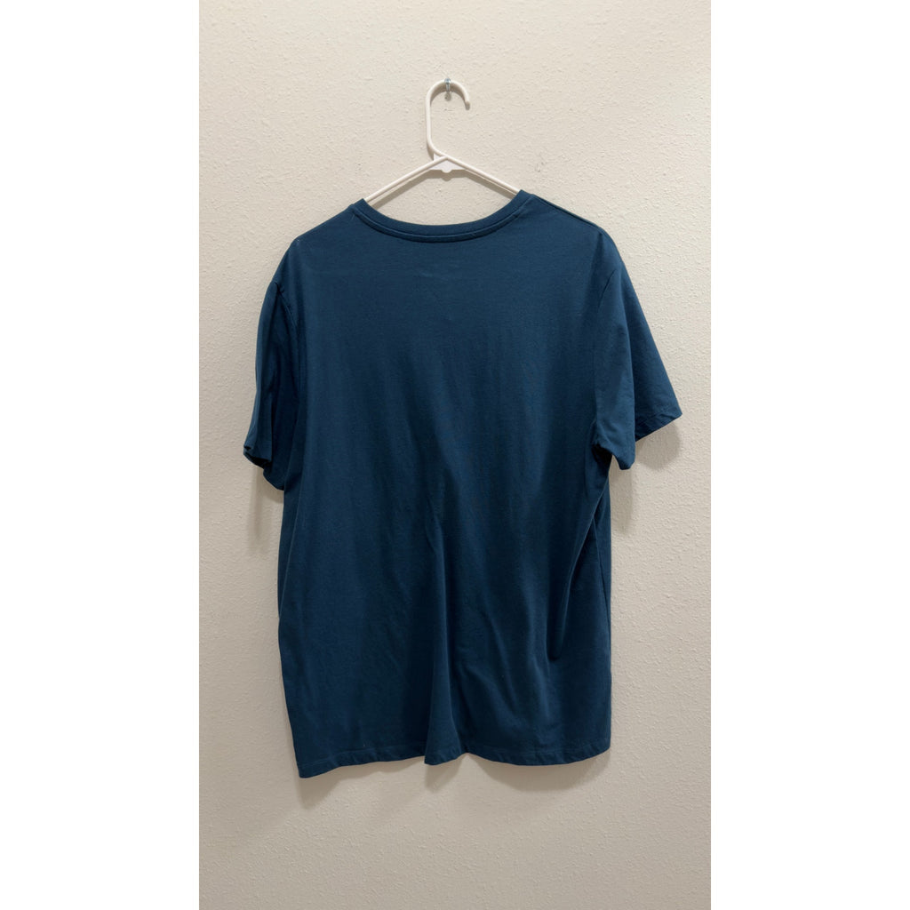 Goodfellow & Co. Men's Lyndale V-Neck T-Shirt 2-Pack Size Large Blue/Burgundy