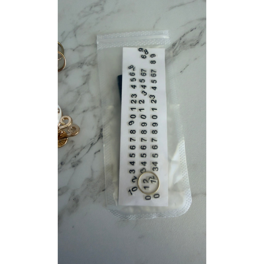 Rhinestone White Pumpkin Carriage Keychain Custom Phone Number Tag Charm Set NEW