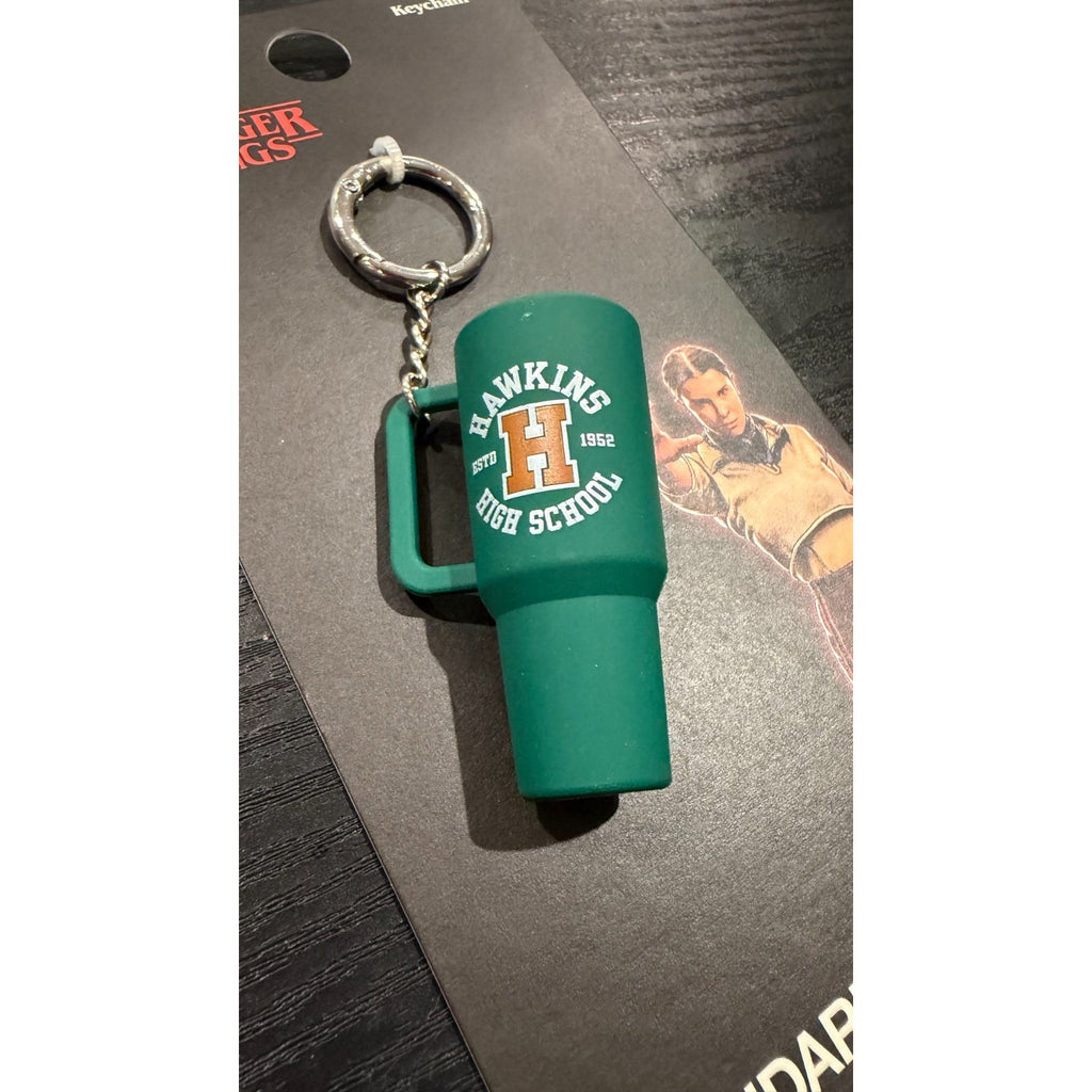Netflix Stranger Things Hawkins High Mini Tumbler Keychain - Unisex NEW