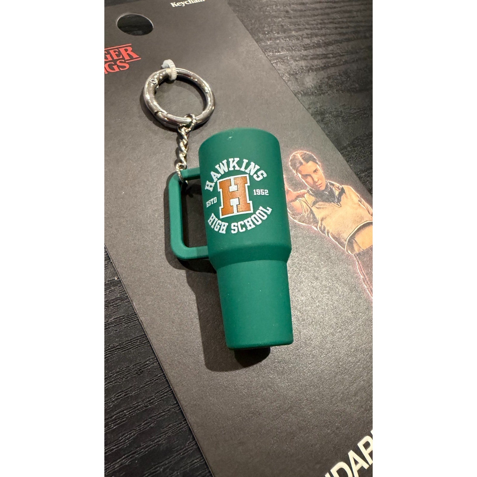 Netflix Stranger Things Hawkins High Mini Tumbler Keychain - Unisex NEW