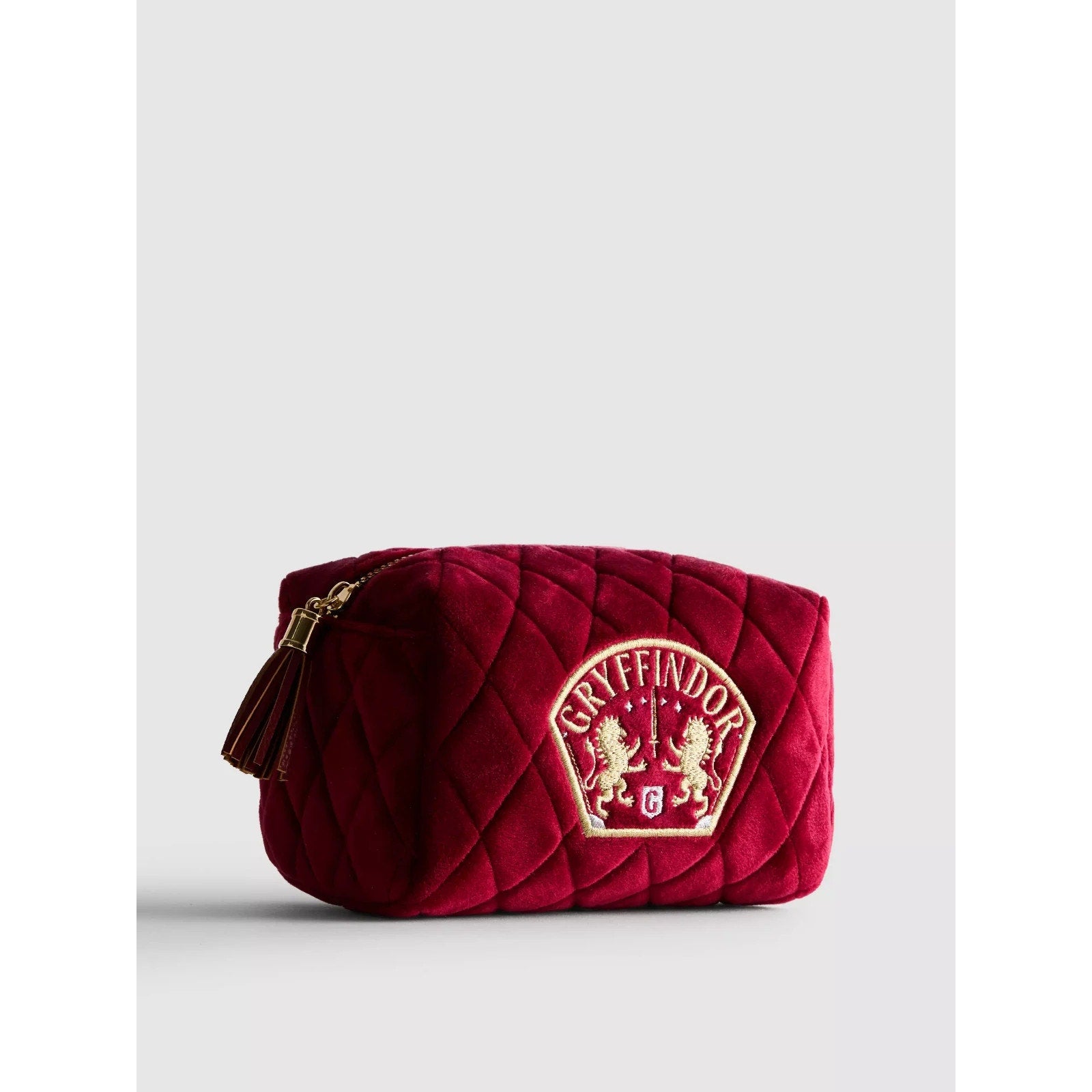 NEW Primark x Harry Potter™ Gryffindor Quilted Velvet Makeup Bag