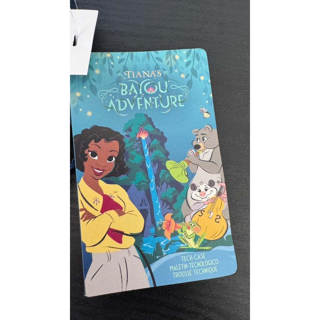 NWT Disney Parks 2024 Tiana’s Bayou Adventure Tech Case Zip Pouch