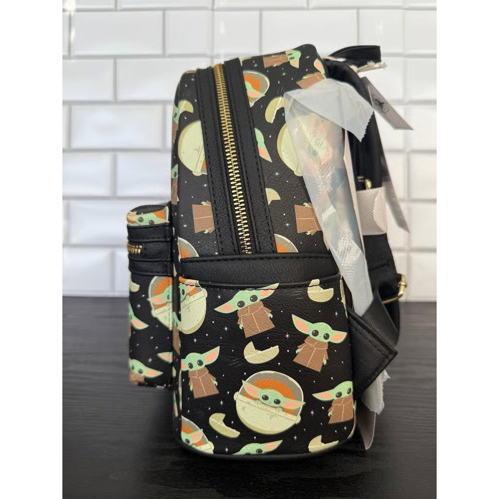 Disney Parks x Loungefly Star Wars Mandalorian Grogu and Grogu Ears NWT