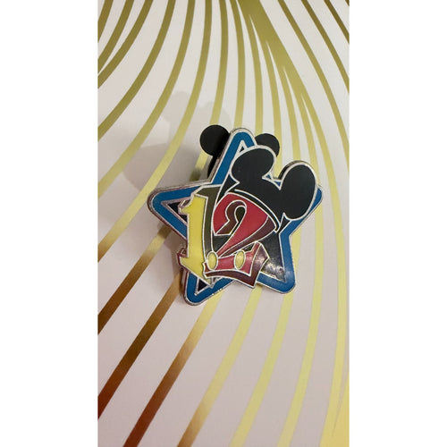 Disney Parks 2012 Mickey Mouse Star Ear Hat Pin