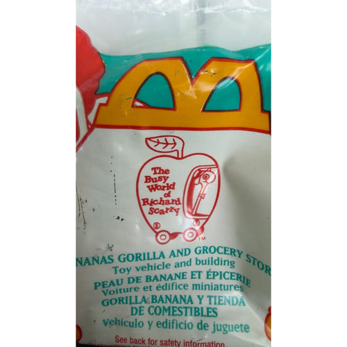 1995 McDonald's Happy Meal Busy World of Richard Scarry #4 Bananas Gorilla NIP