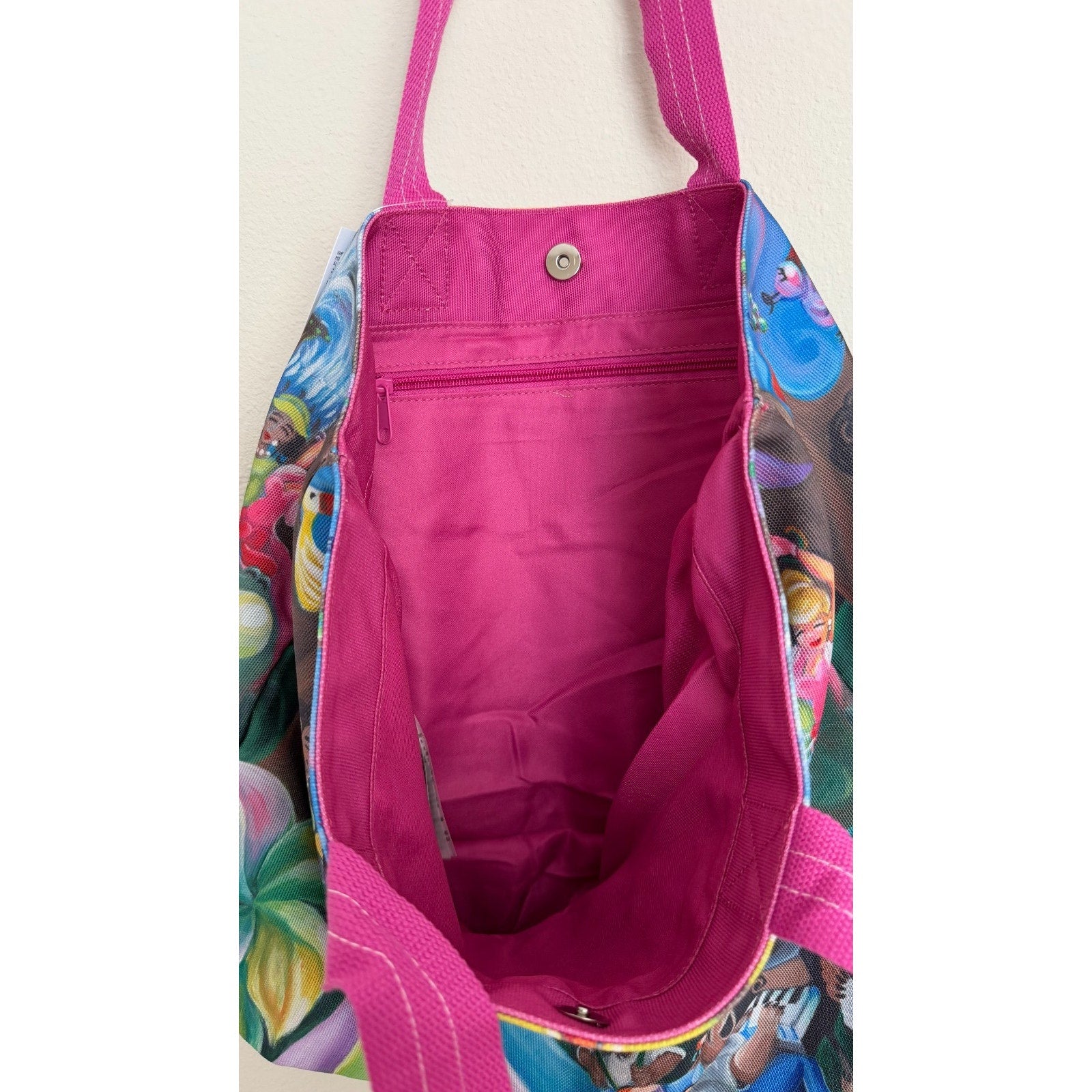Disney Parks Princess Tiana Bayou Adventure Canvas Tote - Sharika Mahdi Art NEW