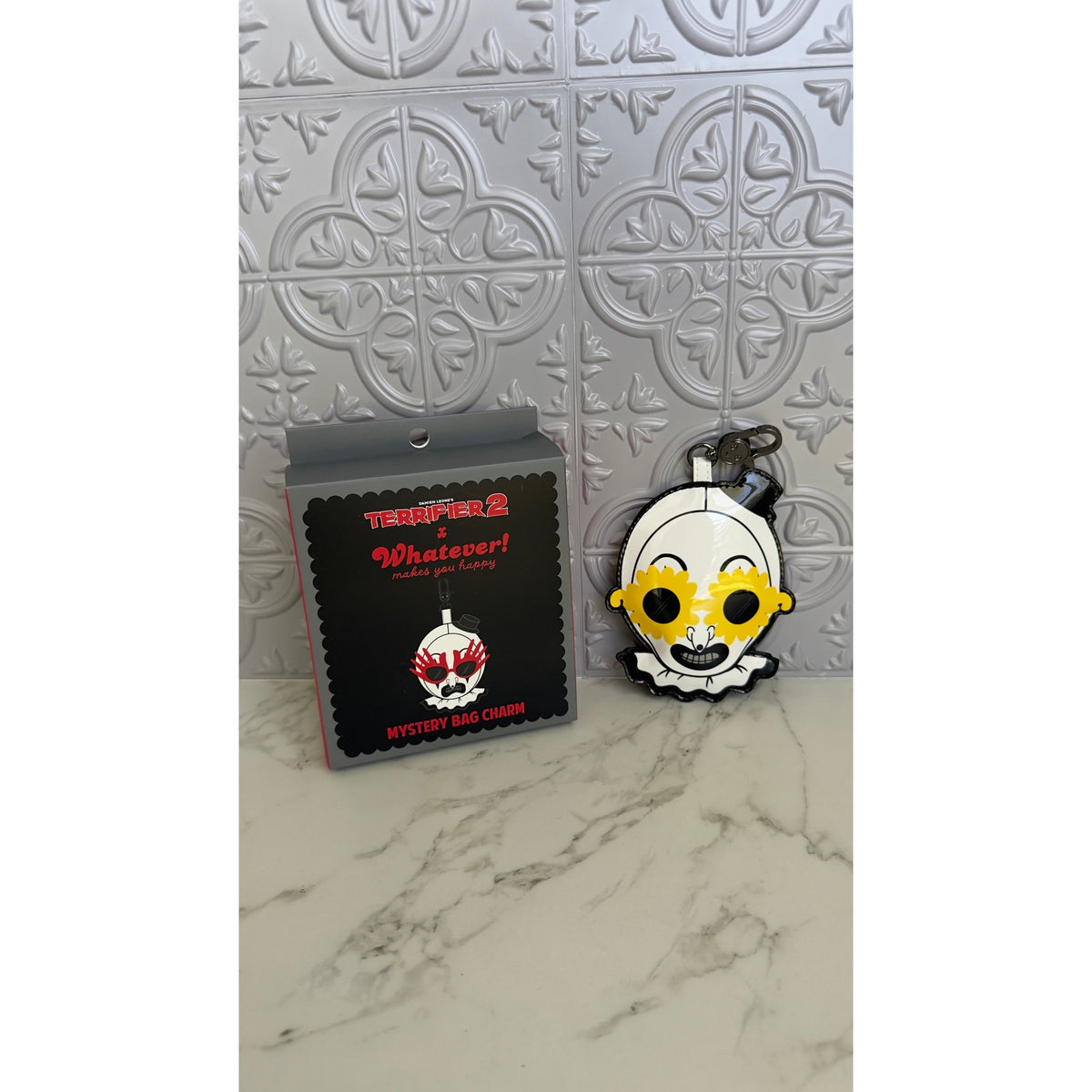 Terrifier 2 x Whatever! Art the Clown Mystery Bag Charm Sunflower Sunglasses